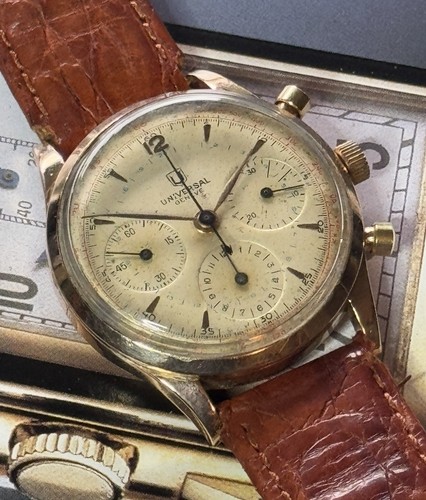 Vintage 18ct universal - universal, geneve